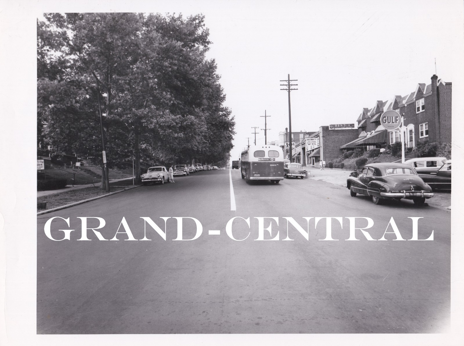 ORIGINAL 1956 PTC PHILADELPHIA TRANSPORTATION CO. BUS PHOTO ROUTE 70 PA –