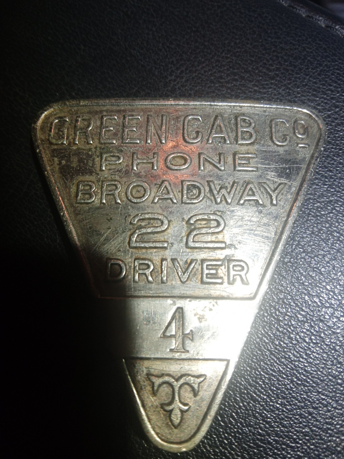 New York City Green Taxi Cab Company Employee Badge
