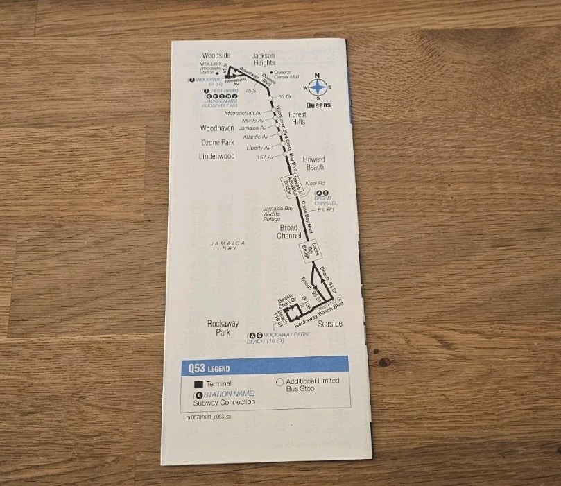 MTA Bus Q53 Spring 2007 Timetable