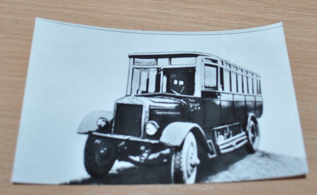 YA-6 Bus 1929-1933 Photo Postcard Russian