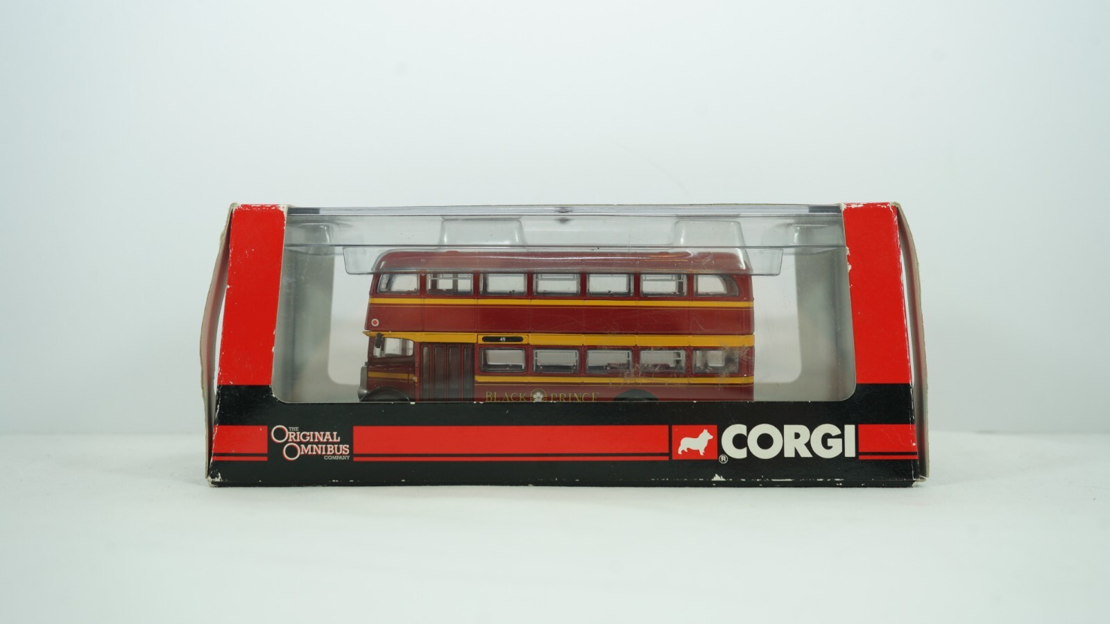 Corgi Omnibus 1/76 Black Prince Coaches Leyland East Lancs Leeds OM41111 F3-4