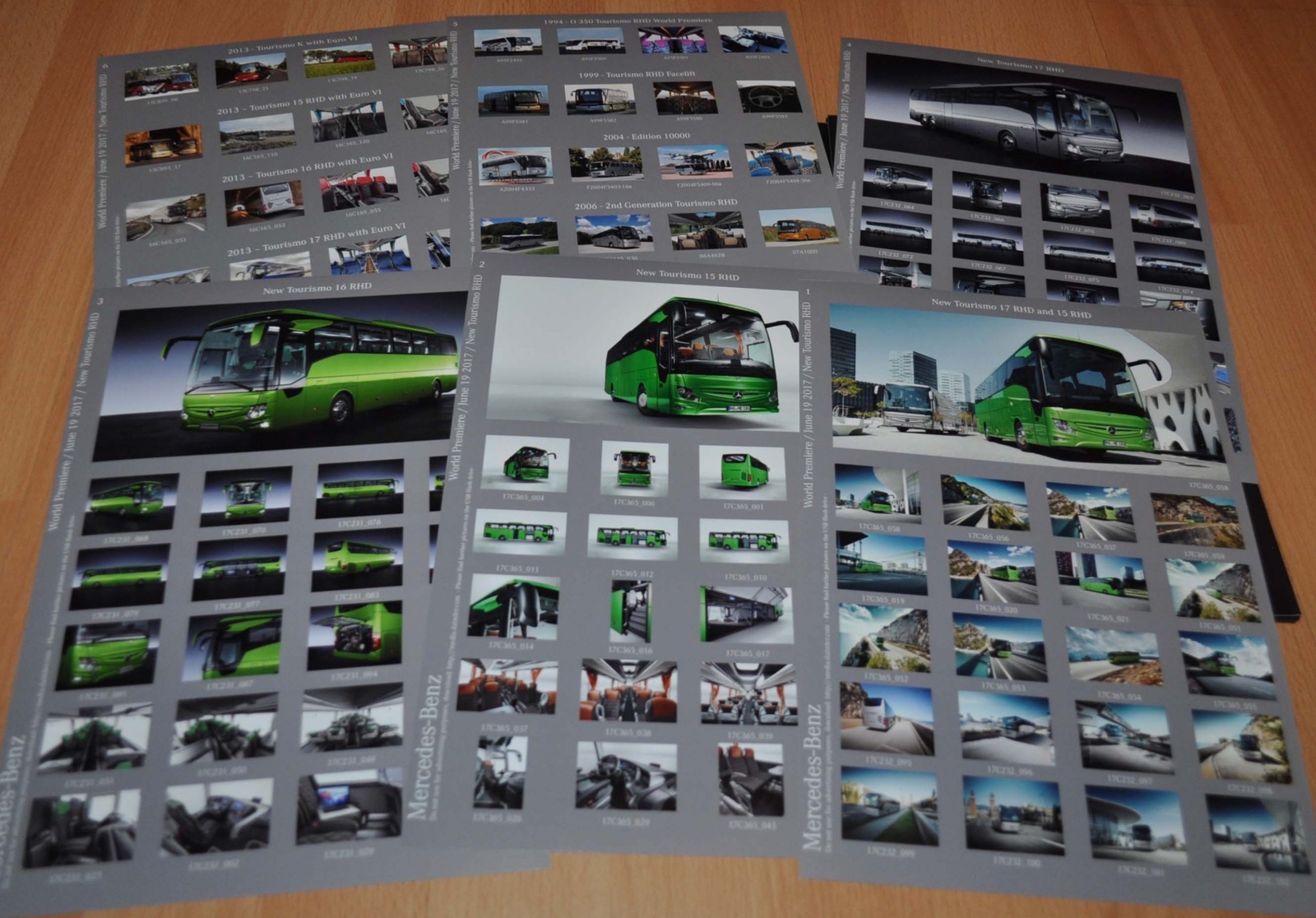 Mercedes Benz 2017 Bus World Premiere New Tourismo Press Kit Brochure No CD Link