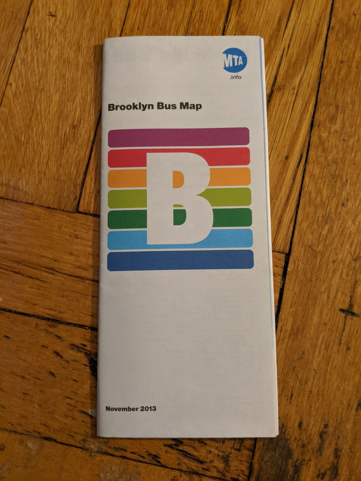 NYC Transit Brooklyn Bus Map November 2013