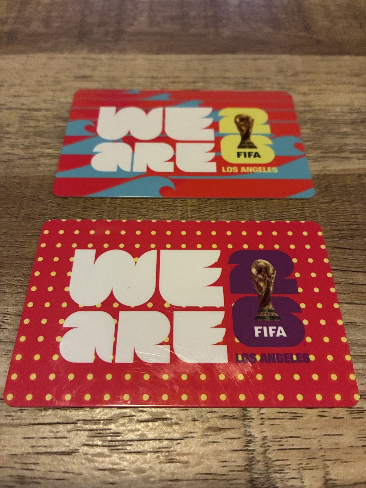 Set of 2 Metro TAP Cards FIFA World Cup 2026 Bus Subway Train Transit Card