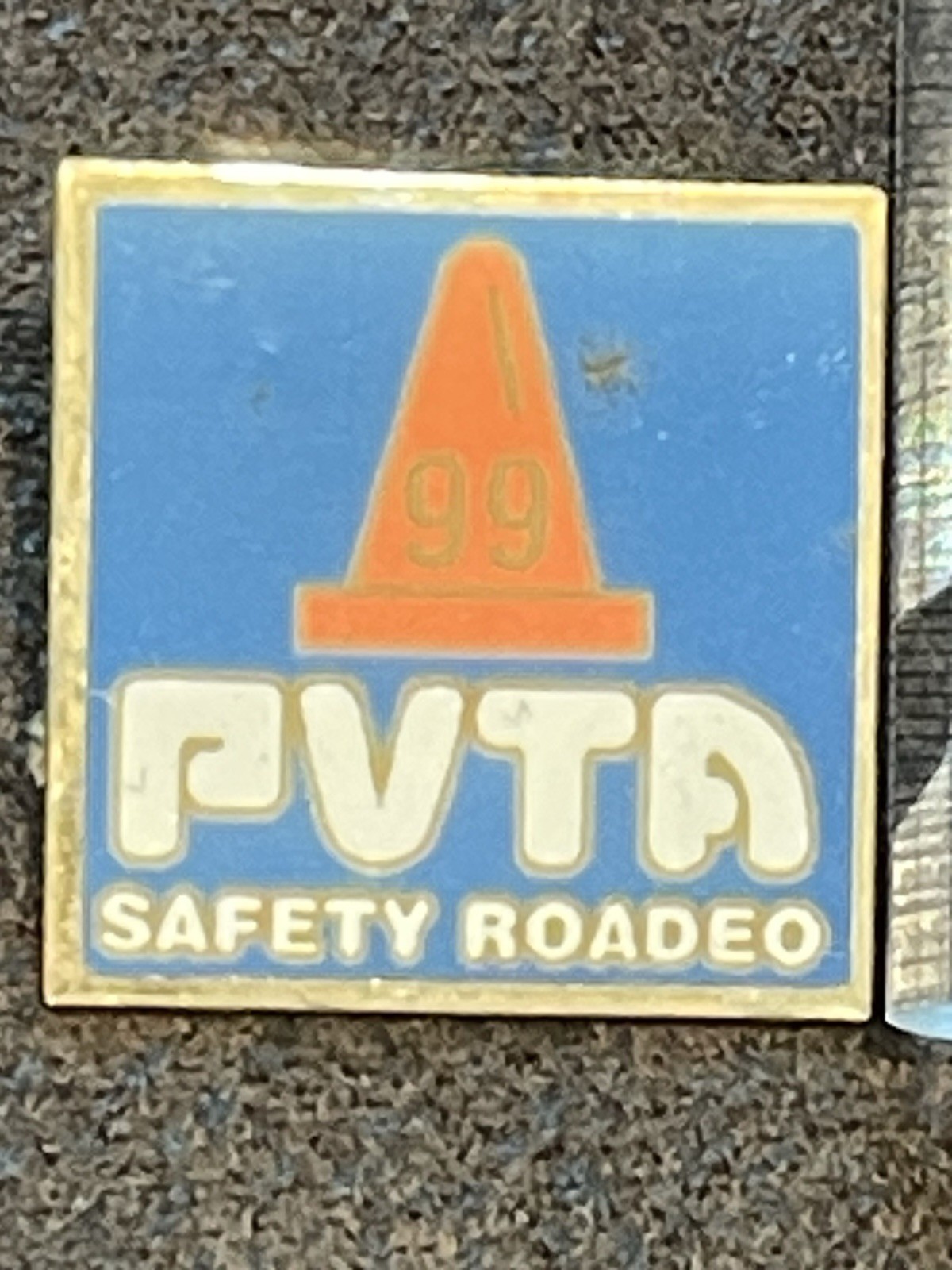 PVTA (Pioneer Valley Transit Authority) Safety Roadeo lapel pin