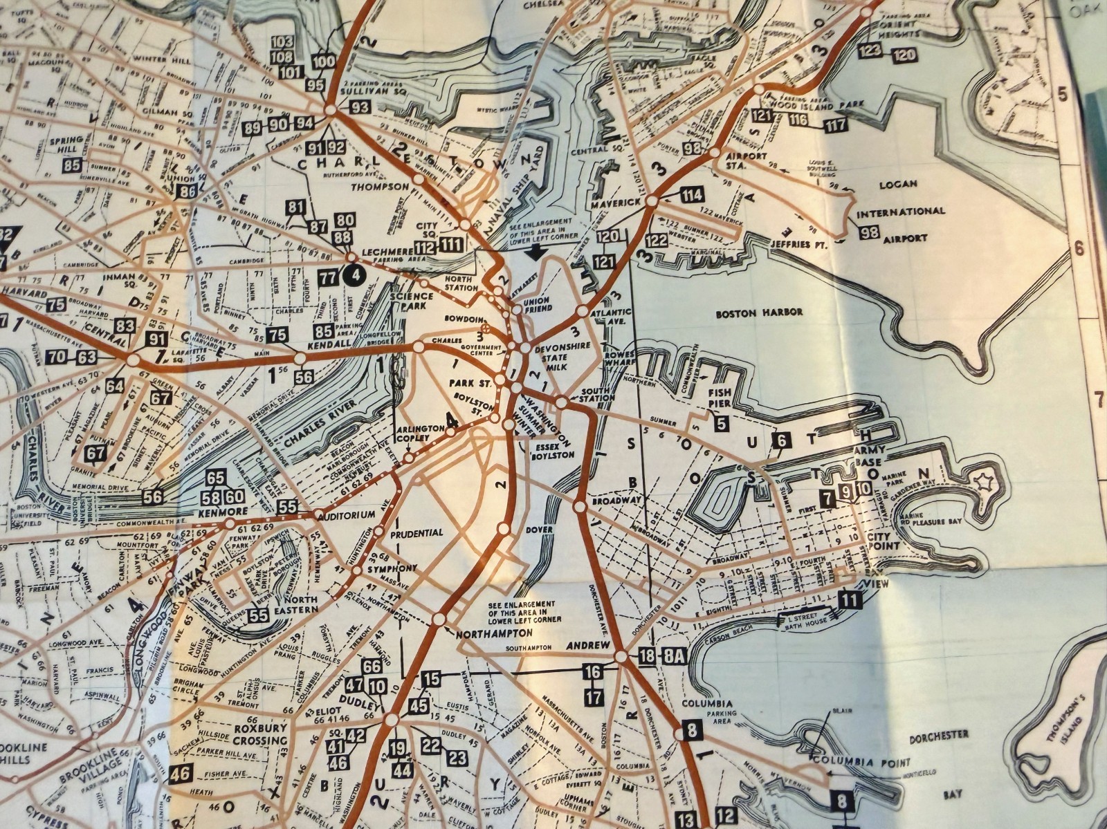 vtg buses MBTA Commuter Rail paper timetables 1980s