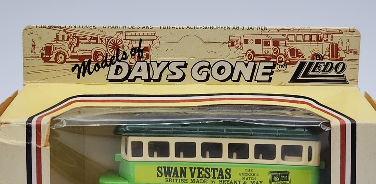 Lledo Days Gone Diecast Swan Vestas Southdown Bus in Worn Torn Box