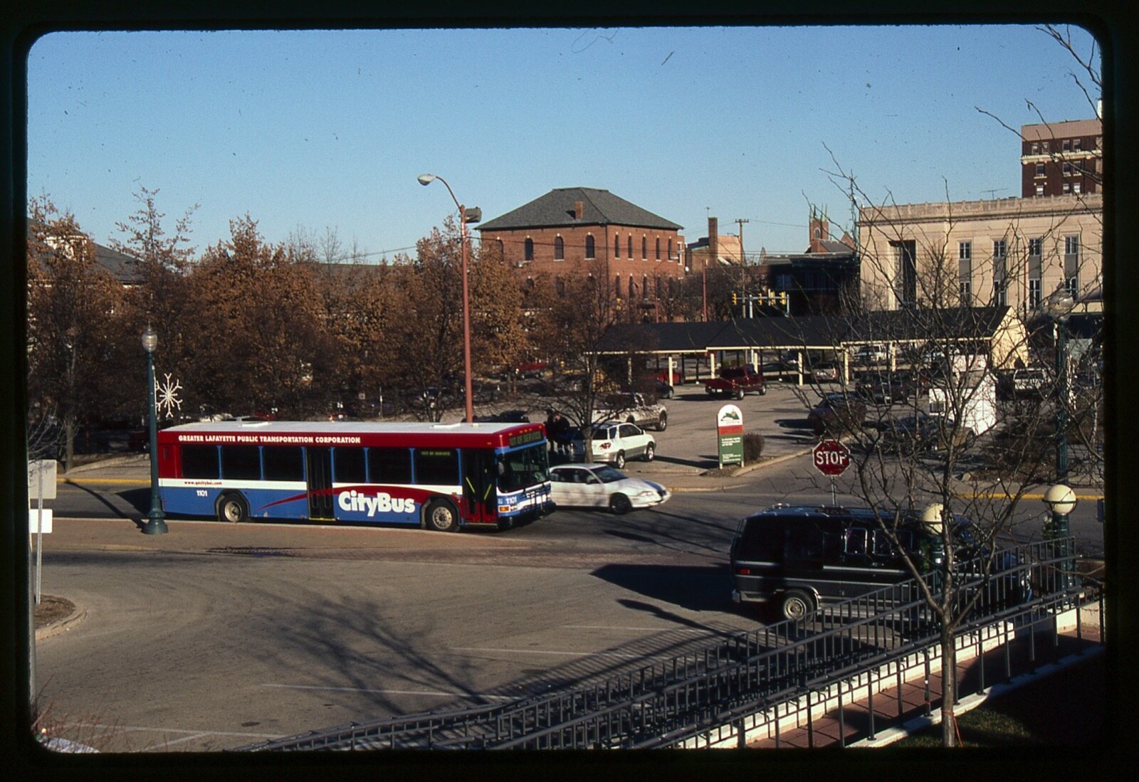 Bus Slide – Greater Lafayette Public Transportation #1101 City Bus Indiana 2003
