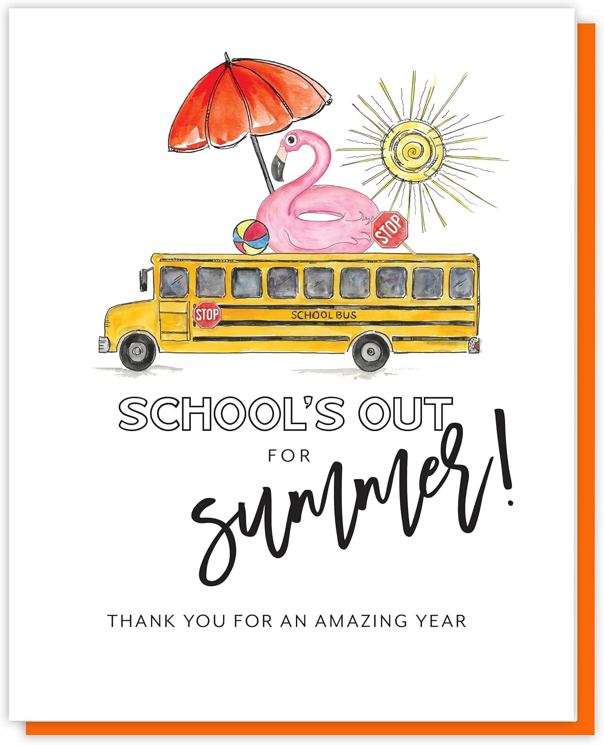 Best Bus Driver Appreciation Gifts, End of School Year Thank You Bus Driver Card