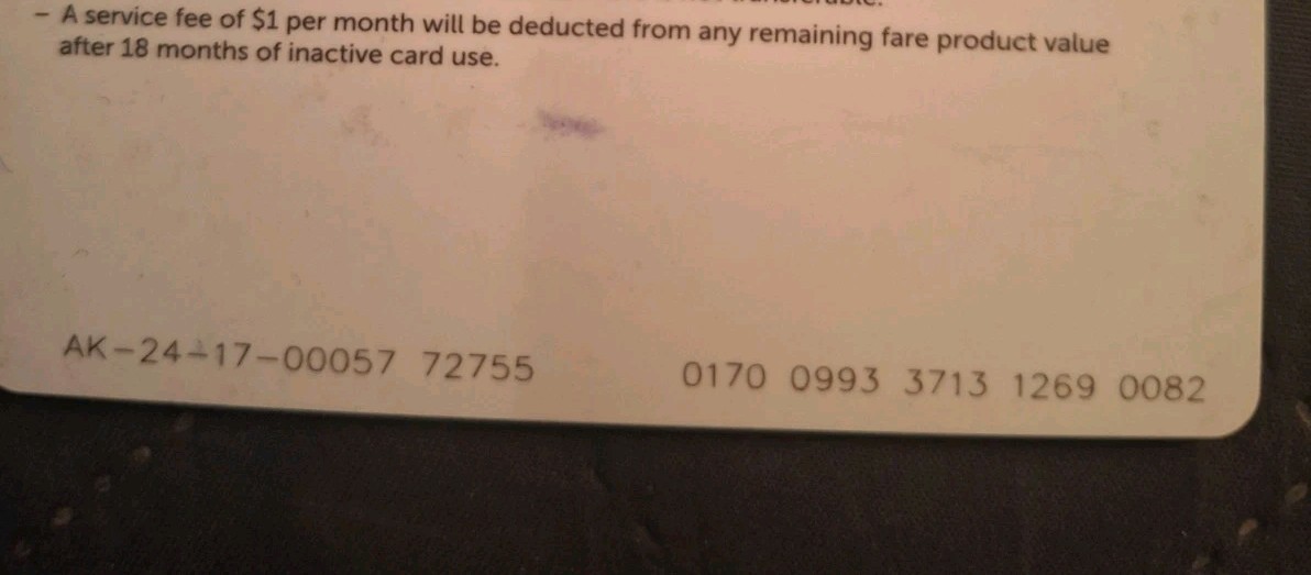 Metro TAP Card Pride LGBTQ + 2024 Bus Train Rail Subway Transit Card. Expired.