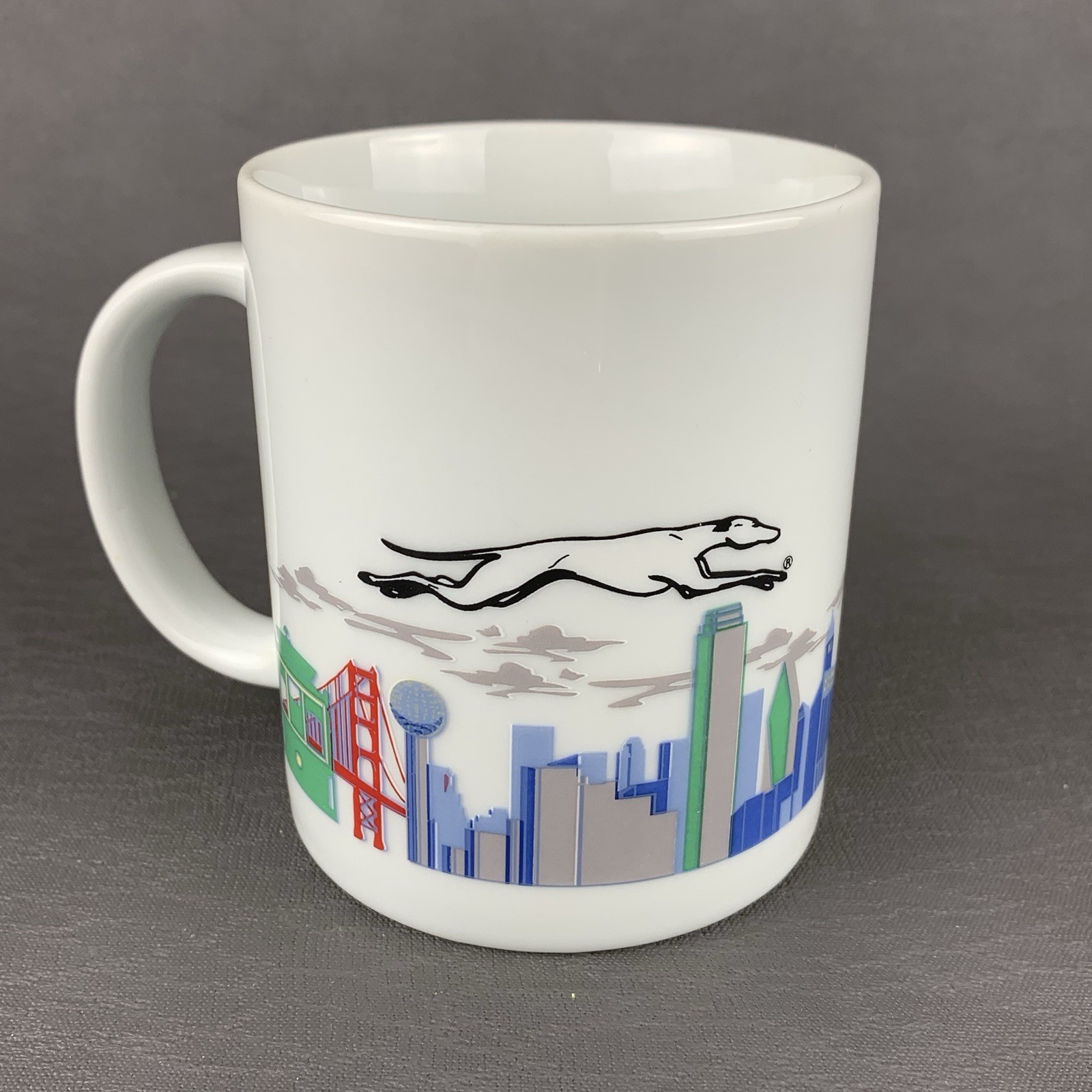 Rare Limited Edition Vintage Greyhound Bus Lines 1993 Coffee Cup Mug 10oz