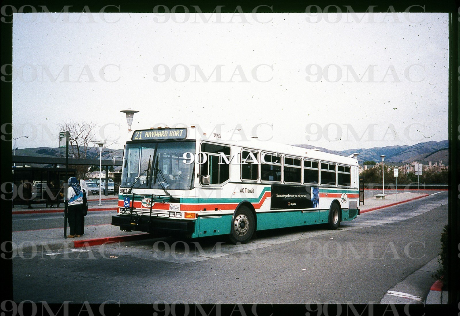 ACT. NABI BUS #3063. Original Slide. Oakland (CA) 1998. (A)