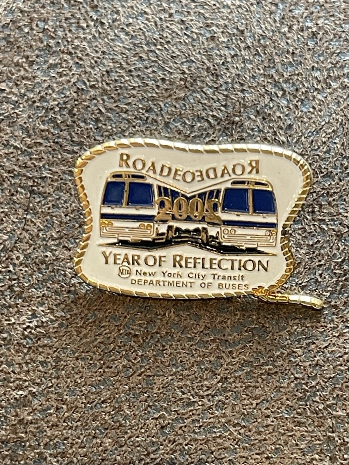 2005 MTA New York City Transit Bus Roadeo pin