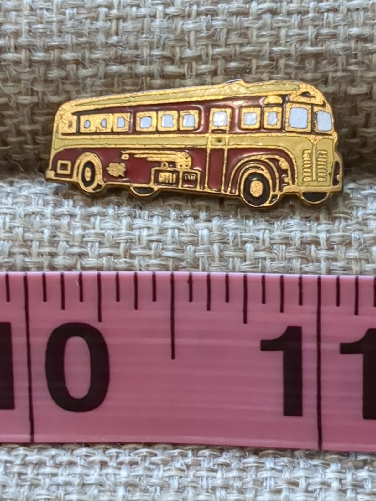 Vintage Bus Lapel Pin Collectible Bus Pin