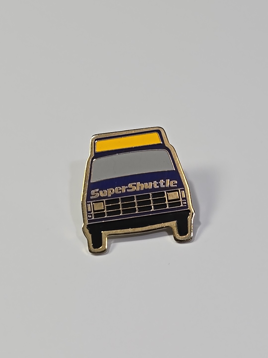 SuperShuttle Lapel Pin Defunct as of 2019 LAX Airport Shuttle Bus Service
