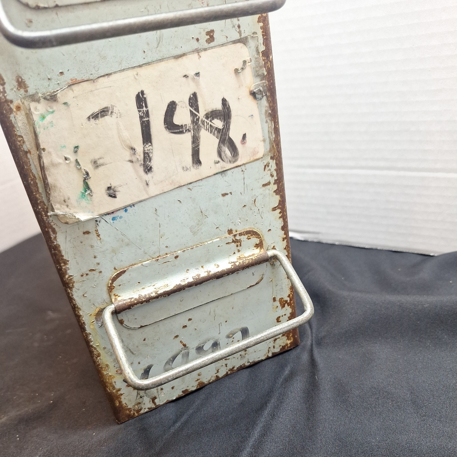 Vintage Greyhound Lines Coast To Coast Euclid Treasury Bus Fare Box With Keys