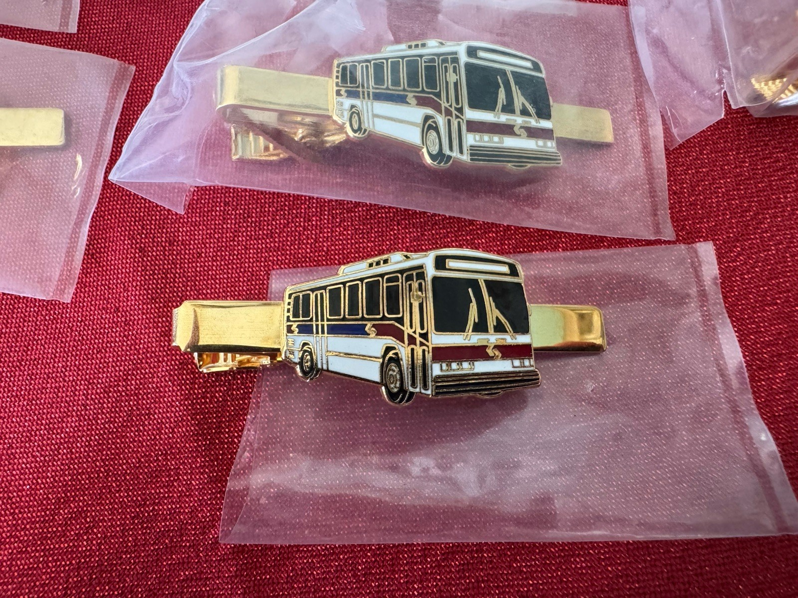 Neoplan Bus Tie Clips Public Mass Transportation Lot Of 13 Septa