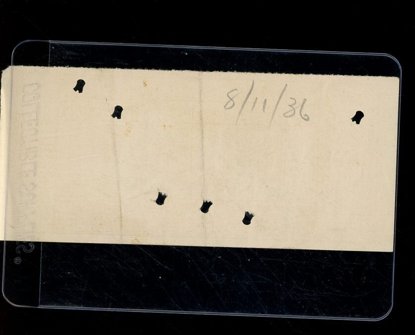 1936 New England Transportation Company Bus Ticket- Springfield to Suffield