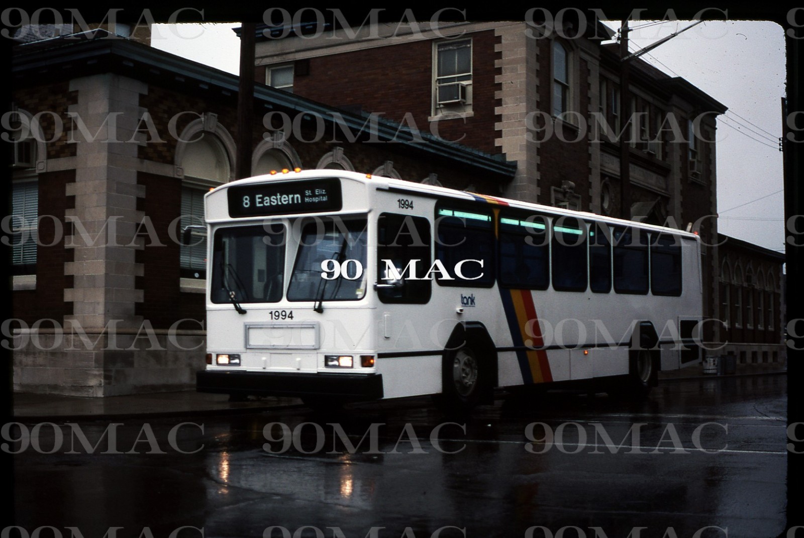 TANK. GILLIG PHANTOM BUS #1994. Covington (KY). Original Slide 1983.