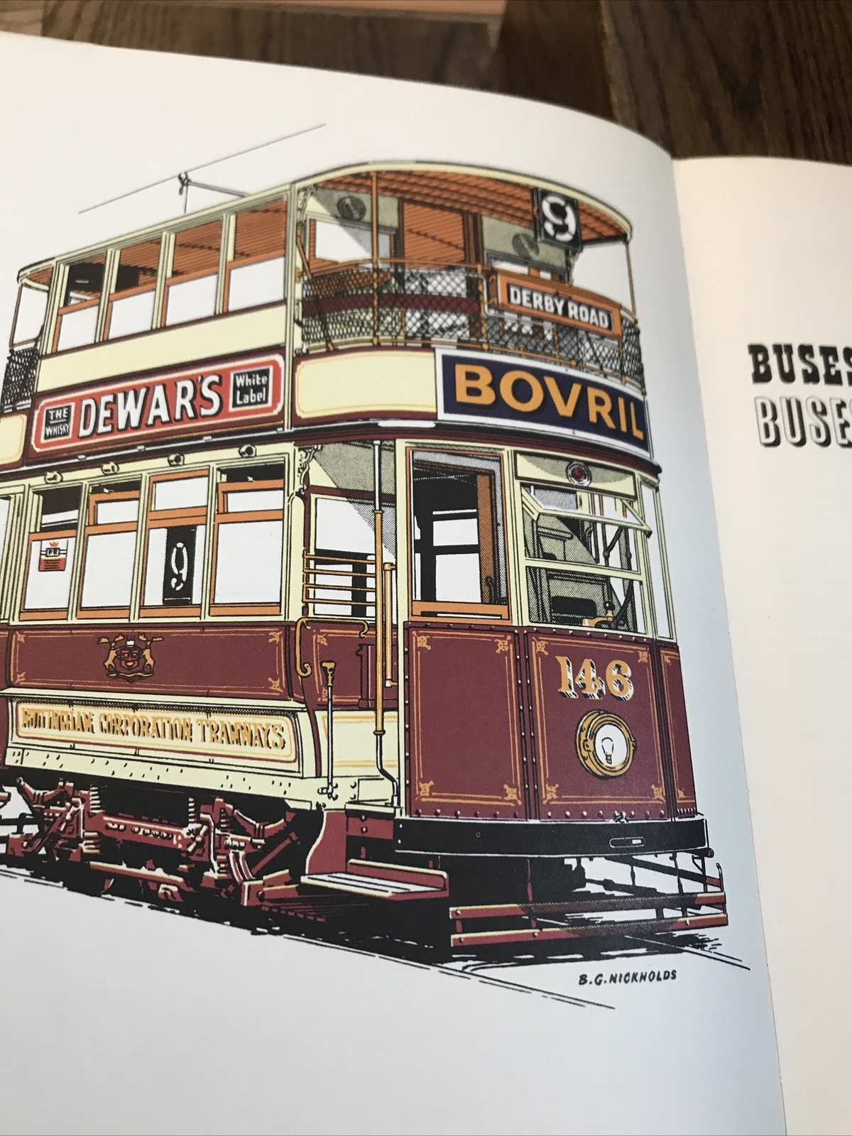 Buss Trolleys Trams by Chas. S. Dunbar (1968) Italy