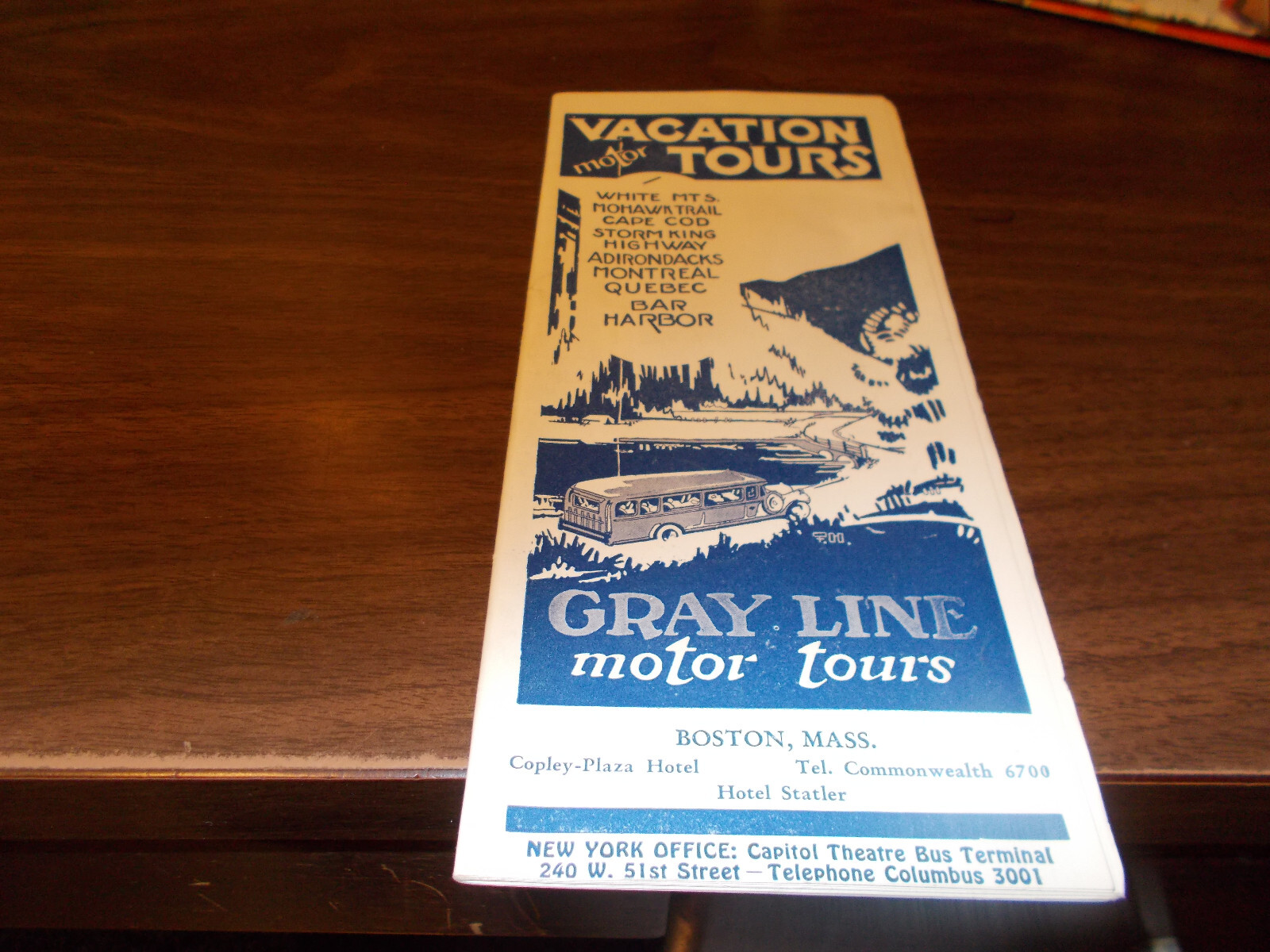 1920s Gray Line Motor Tours 20-page Vintage Travel Booklet