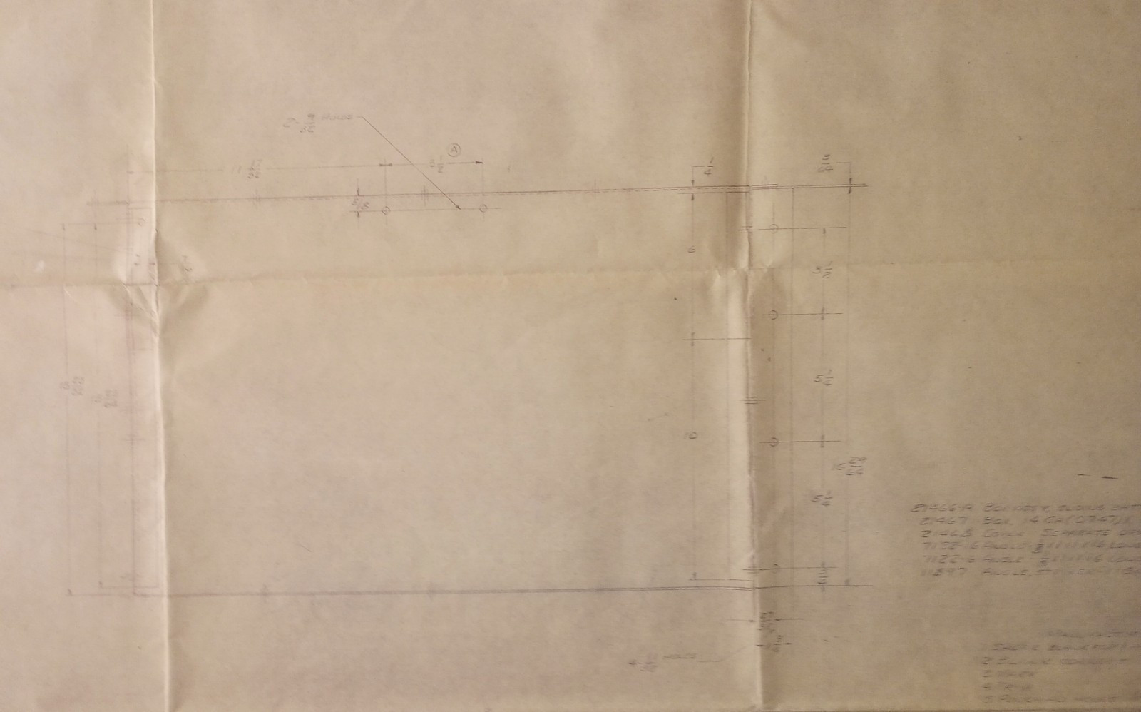 1961-62 Bluebird School Bus Actual ORIGINAL Blueprint For The Layout Of The Bus