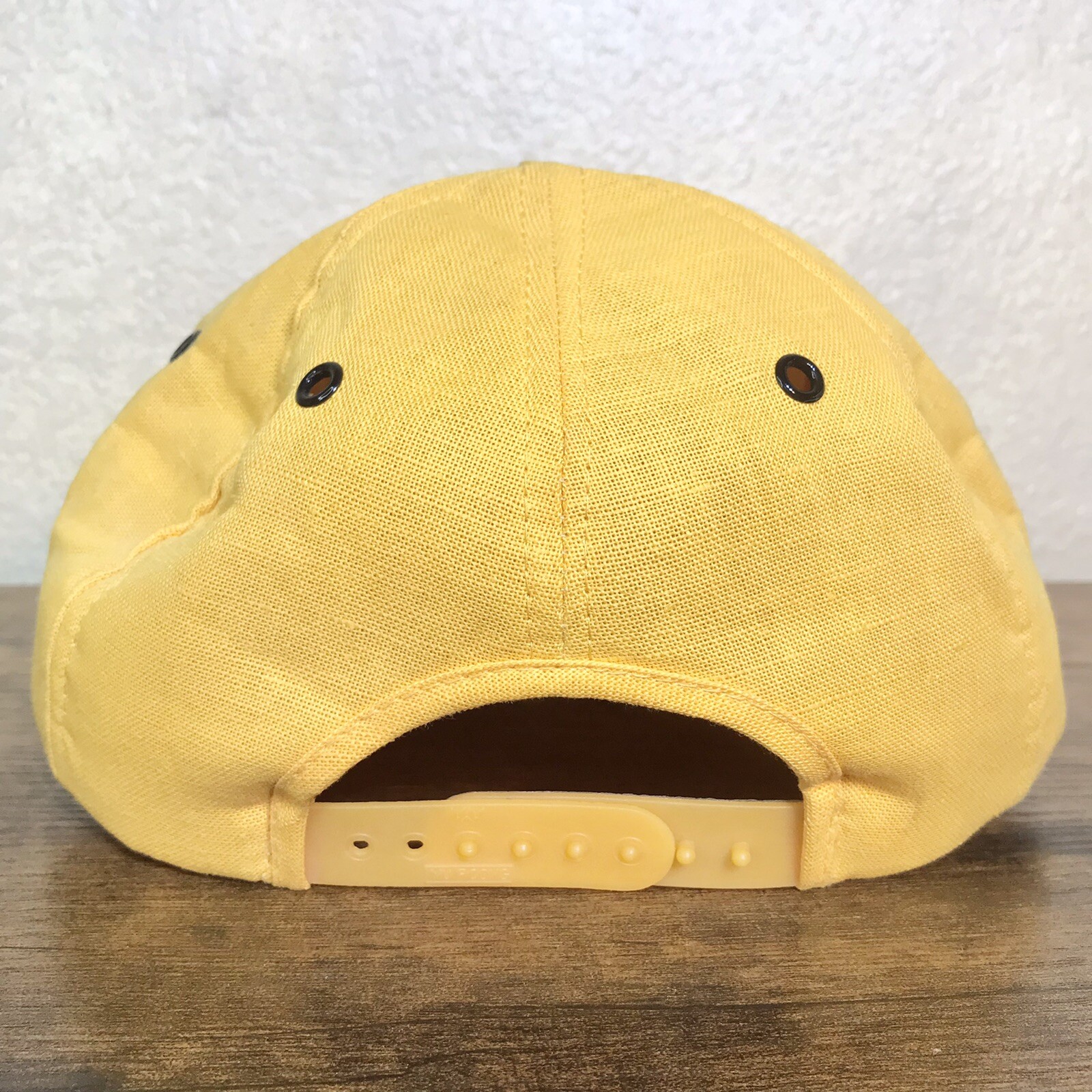 Vintage Yellow Taxi Cab Hat 1940-1950s Signed by Larry Slagle Retro Cabbie Hat