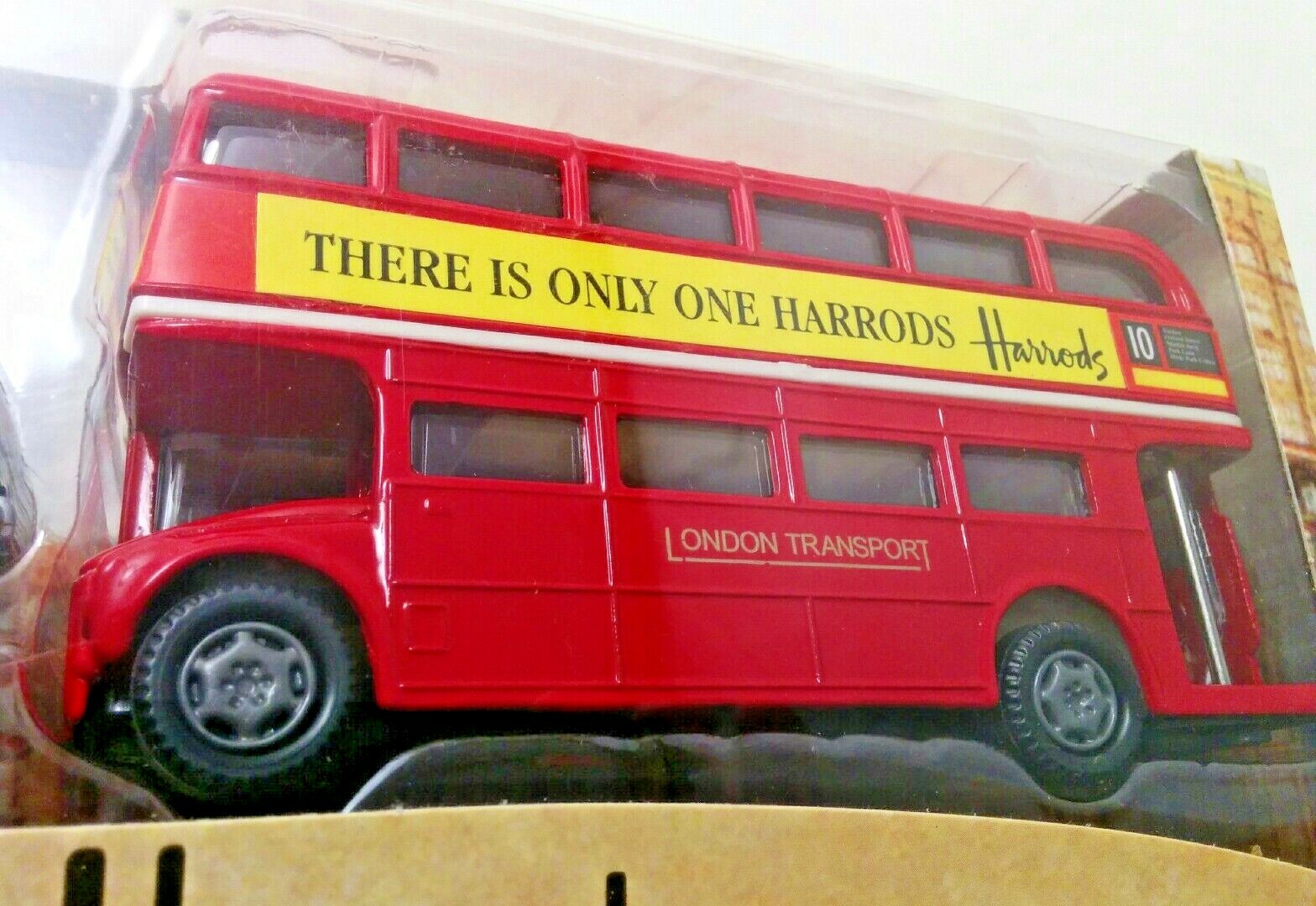 Harrods Scenes of London Black Taxi, Double Decker Bus