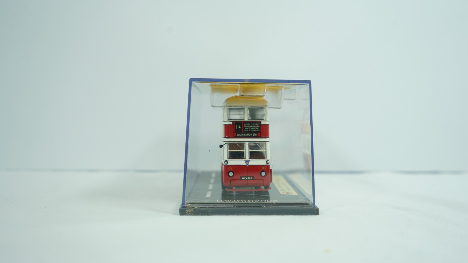 Bus Stop Models LBRT Repaint London Transport Red Q D/Deck Bus Route 114 NEW B64