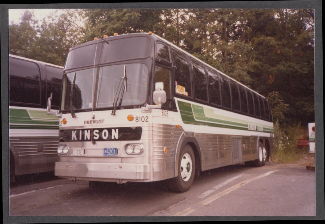 Kinson Tours Prevost Coach #8102 bus snapshot Georgetown 1982