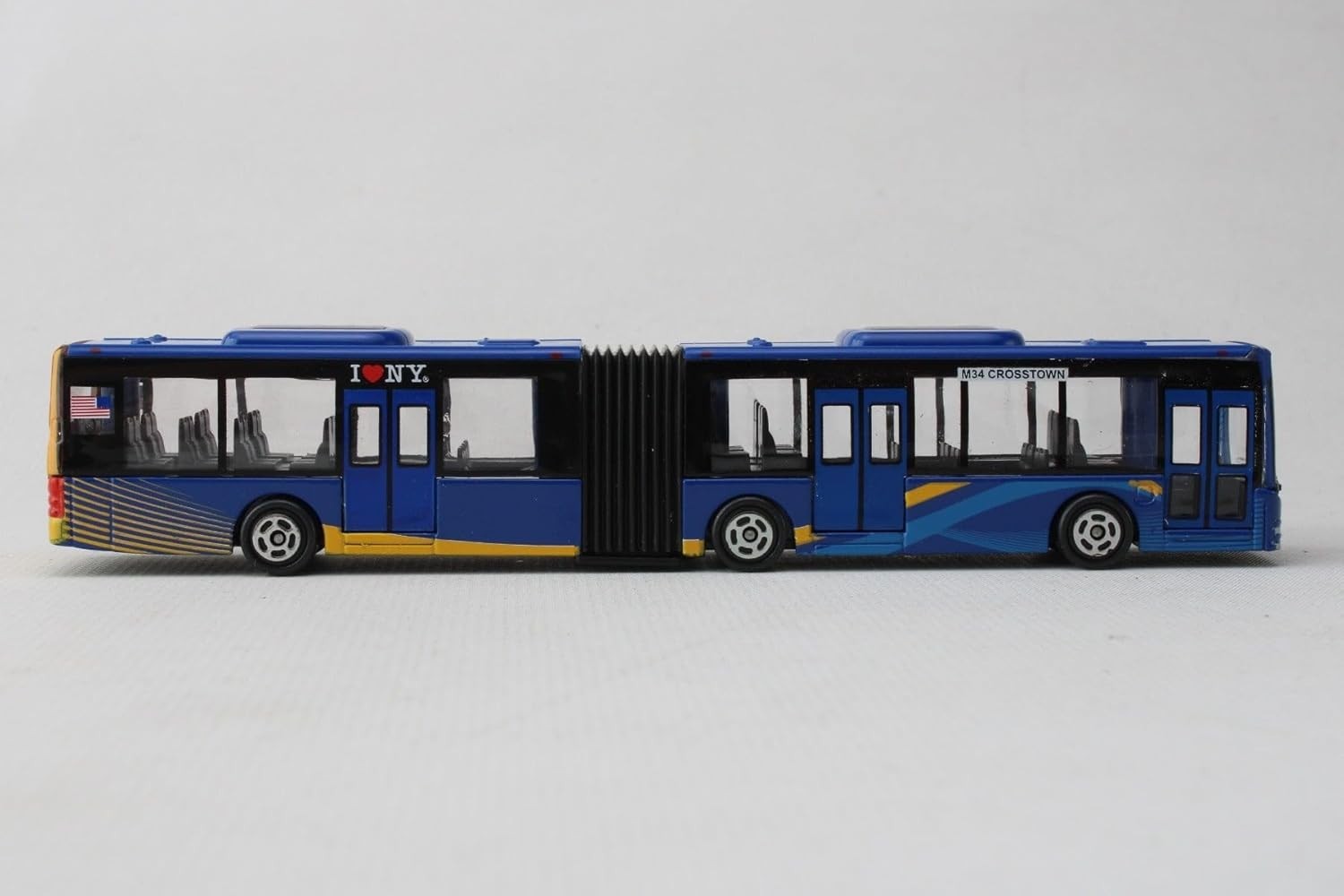 MTA 6-Inch Articulated Bus Toy – Die-Cast Metal, Perfect for Young Collectors