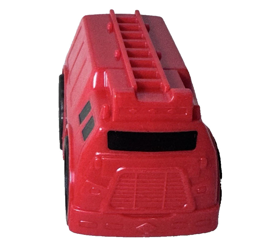 Toysmith Free Wheelers Lightweight Plastic 4 Inch Red Firetruck Toy New