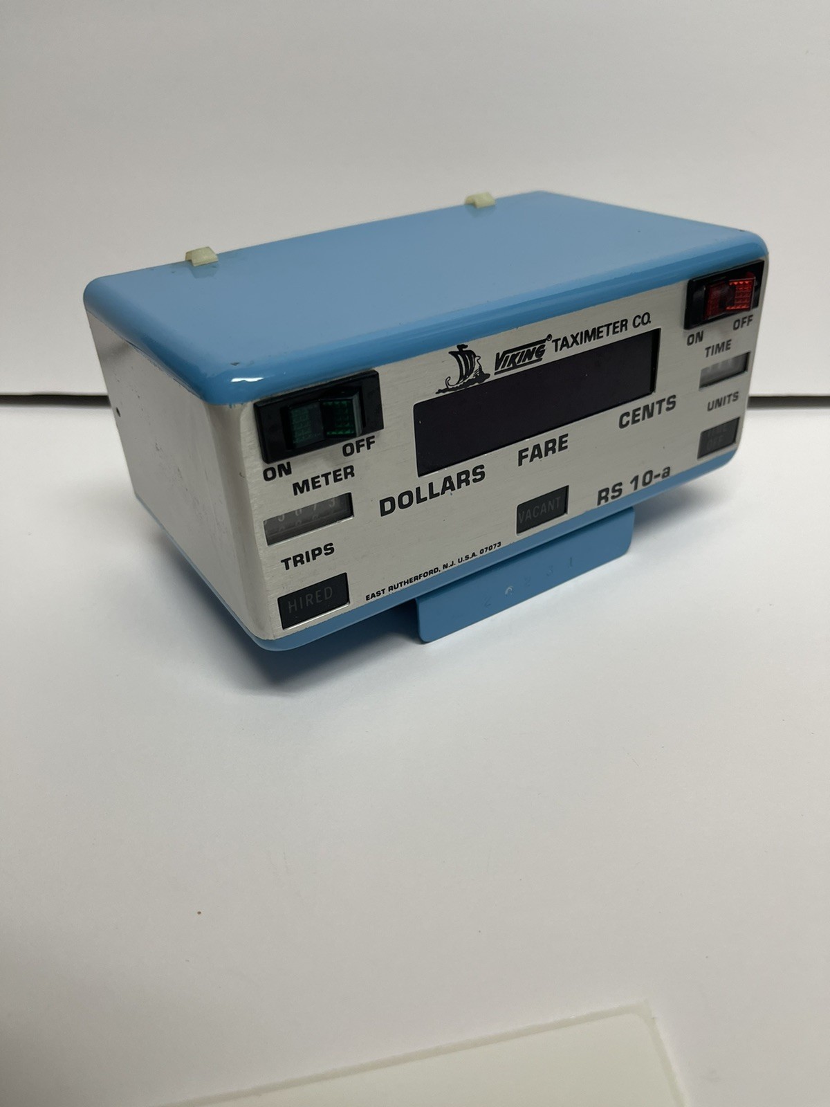 Viking Taxi Meter RS 10-a 1980s Electric Cab Fare Taximeter