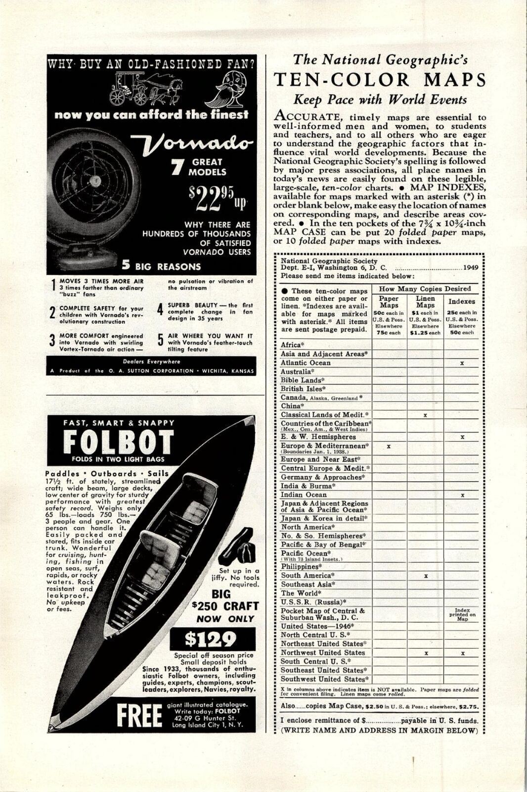 1940s GREYHOUND BUS LINES PICK ‘N’ CHOOSE VACATION SPOTS MAGAZINE AD 27-26