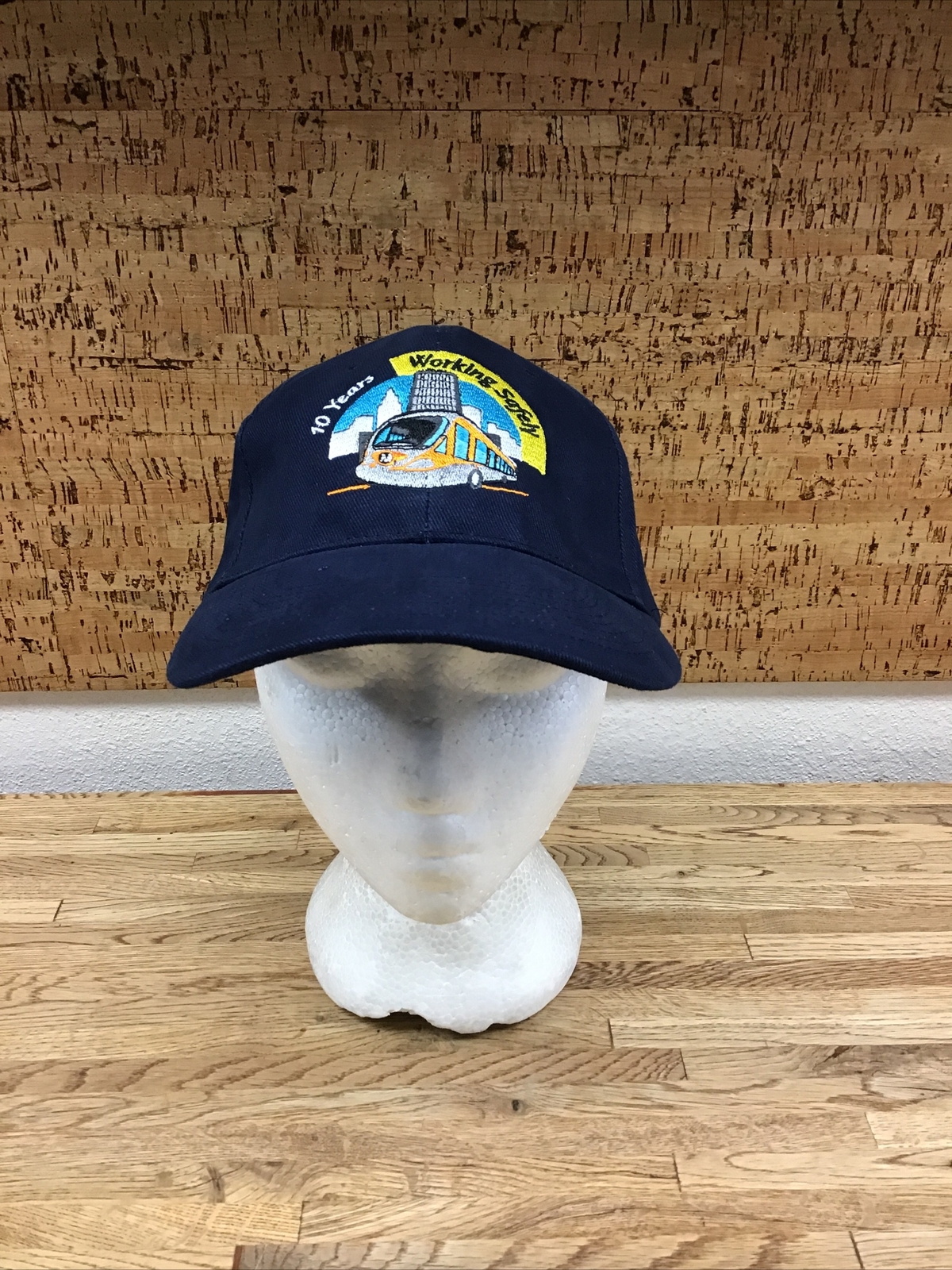 Los Angeles Metro Bus Service 10 Years Working Safely Operator Hat New JJ-5