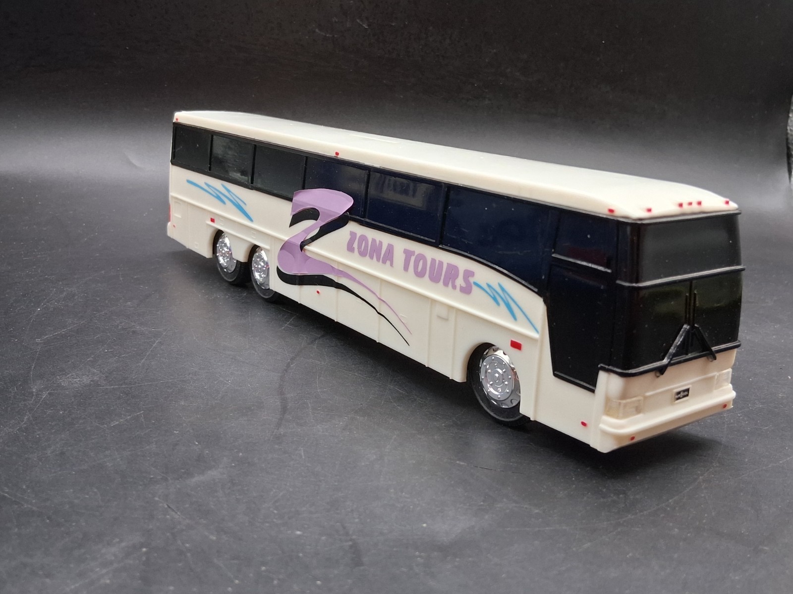 Vintage ABC Bus Companies Vanhool Zona Tours Promo Coin Bank 11″ New N Open Box