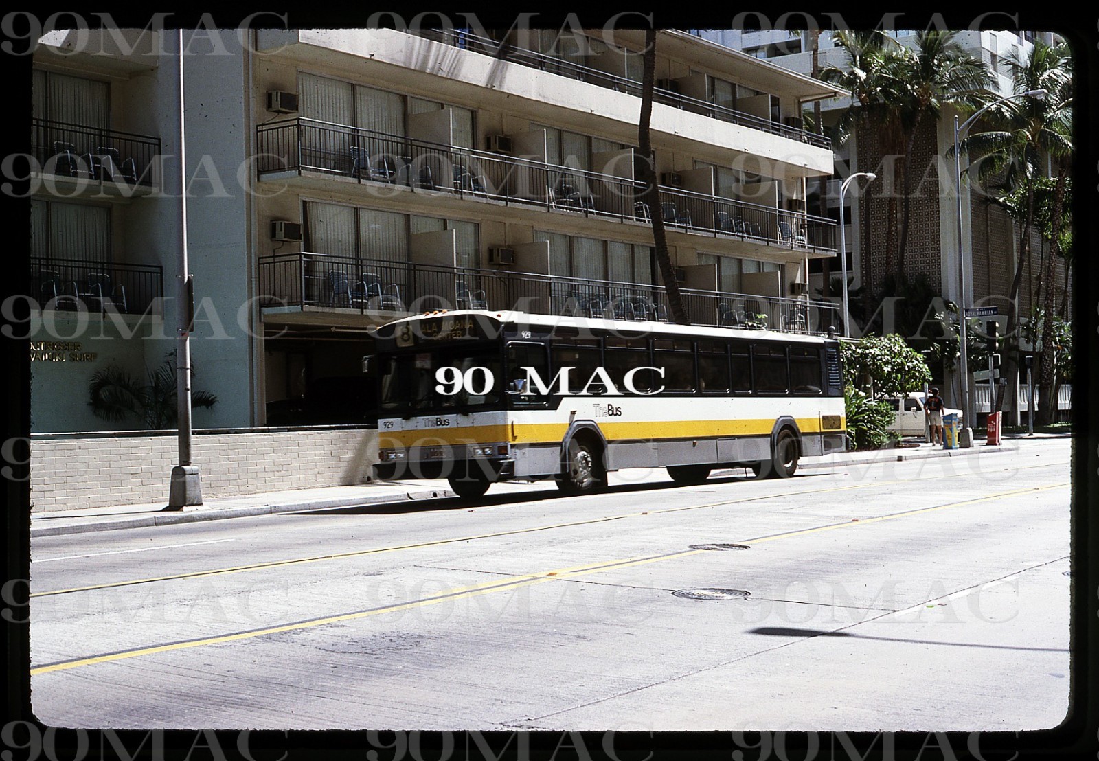 THE BUS. GILLIG BUS #929. Honolulu (HI). Original Slide 1993.