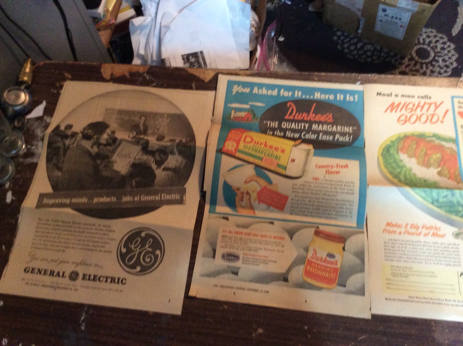 Lot of 31 Vintage / Antique Newspaper Ads Advertisements Clippings