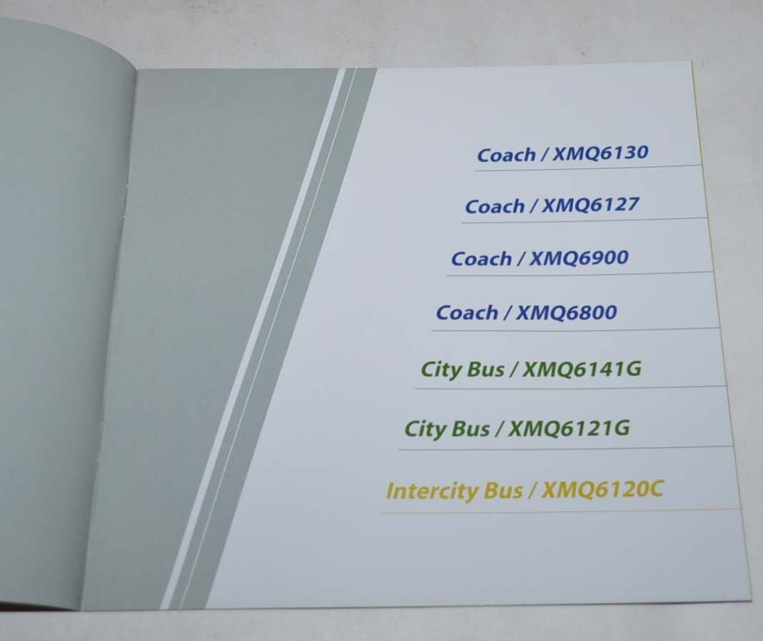 King Long Bus & Coach for Europe China Brochure Prospekt