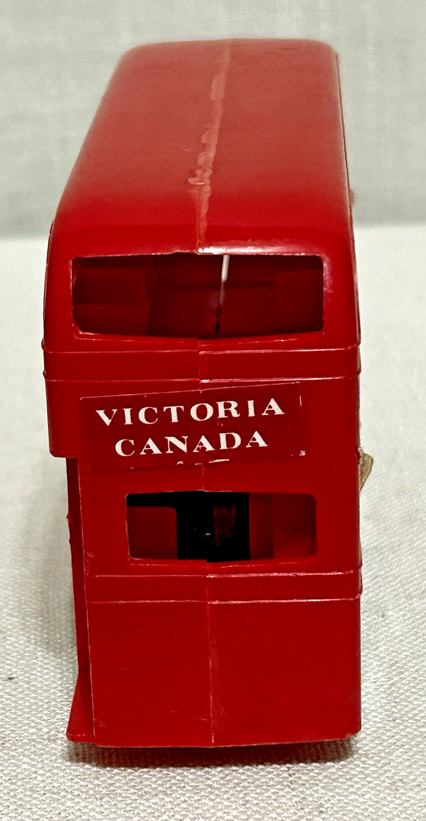 Vintage 6″ Butchart Gardens Canada Double Decker Sightseeing Bus Toy Model