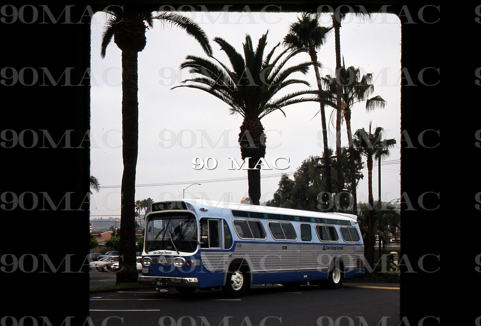 SDTC. GM COACH BUS #638. San Diego (CA). Original Slide 1998.