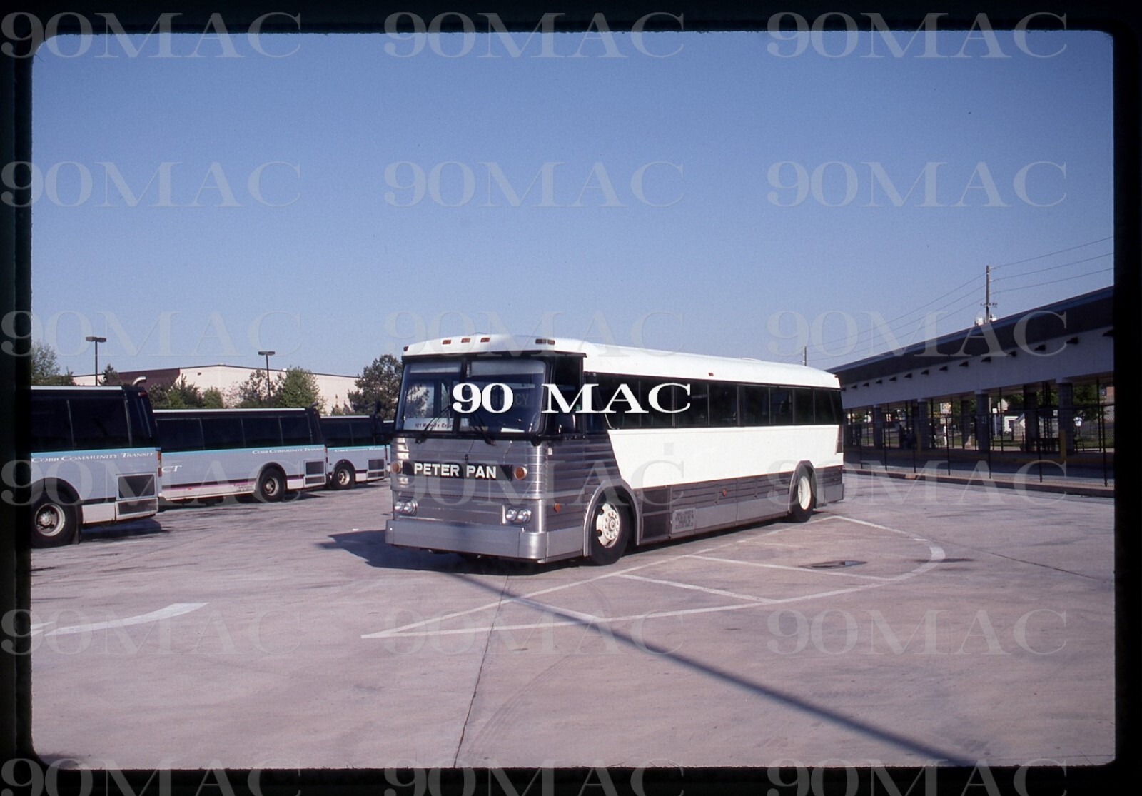 COBB COMMUNITY TRANSIT. MCI BUS. Marietta (GA). Original Slide 1995.