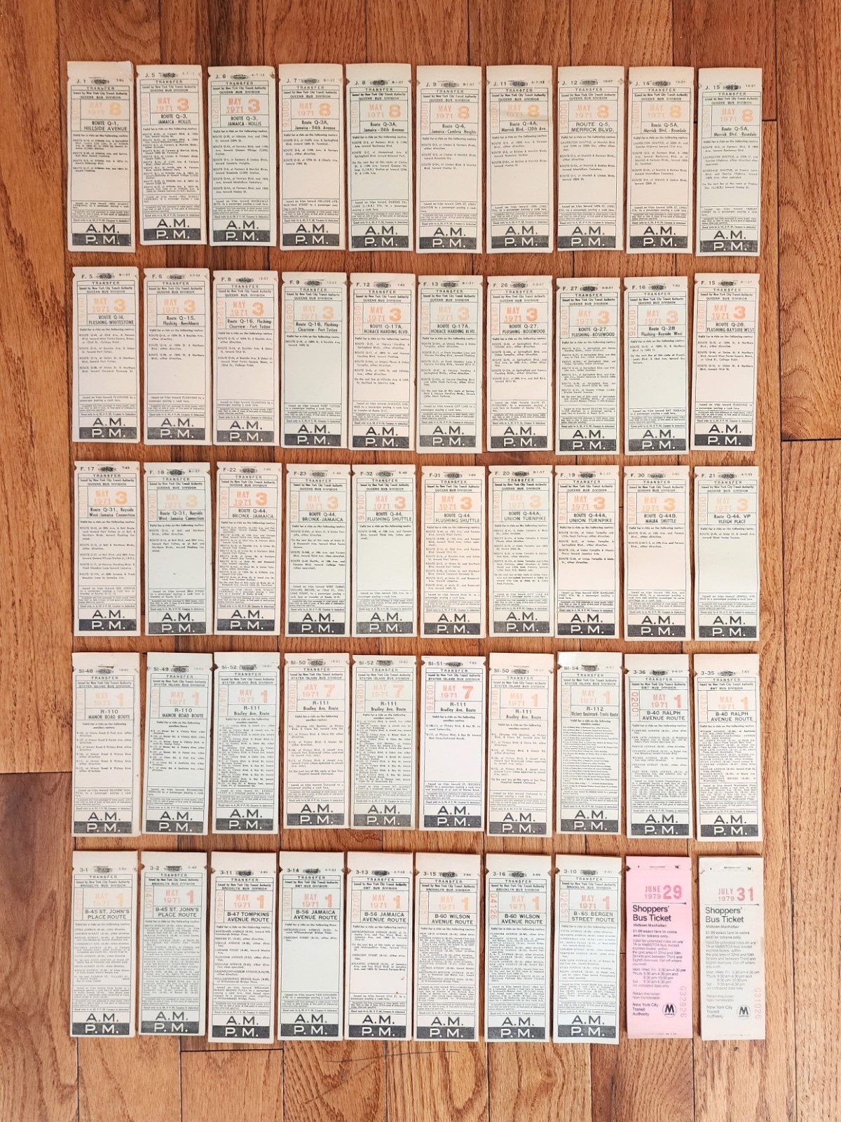 LOT 50 – NYCTA MABSTOA NYC BUS TICKET BOOKS BROOKLYN QUEENS STATEN ISLAND NY