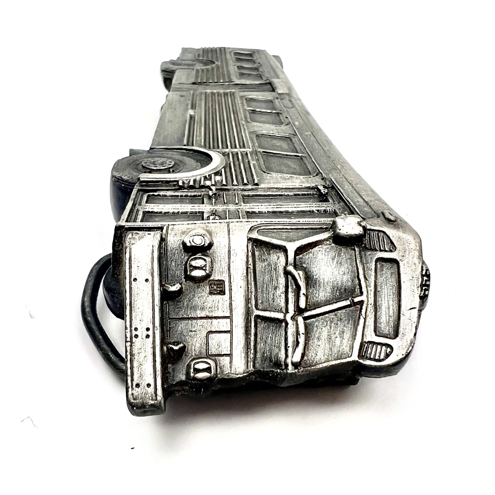 Old Flxible Bus Belt Buckle Stamped 1978 Bergamot Brass Works. A-210.