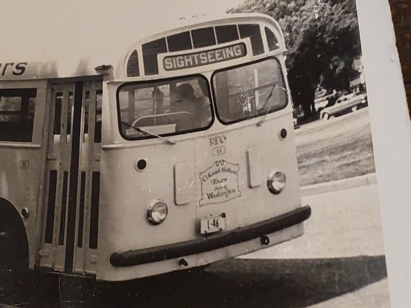 Colonial Historic Tours Seeing Washington DC 1940s Bus Photo Transportation