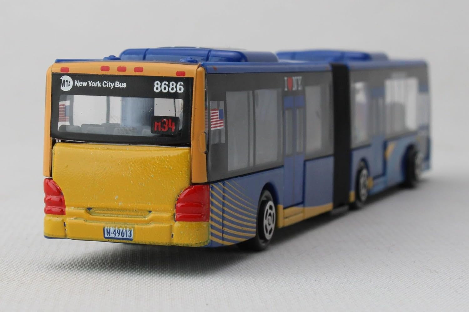 MTA Articulated Bus, Multicolor, Small