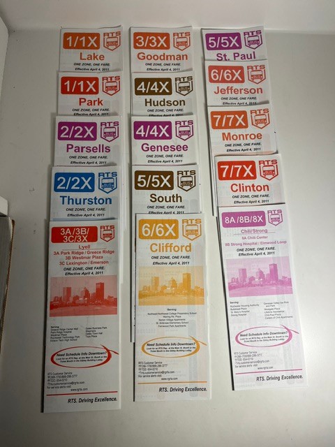 RTS – Rochester NY Bus Schedules 2011