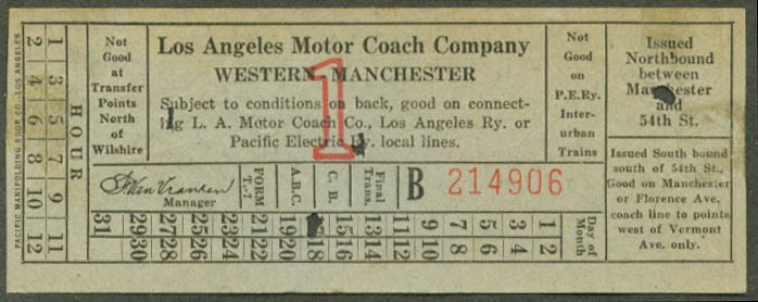 Los Angeles Motor Coach transfer Western Manchester