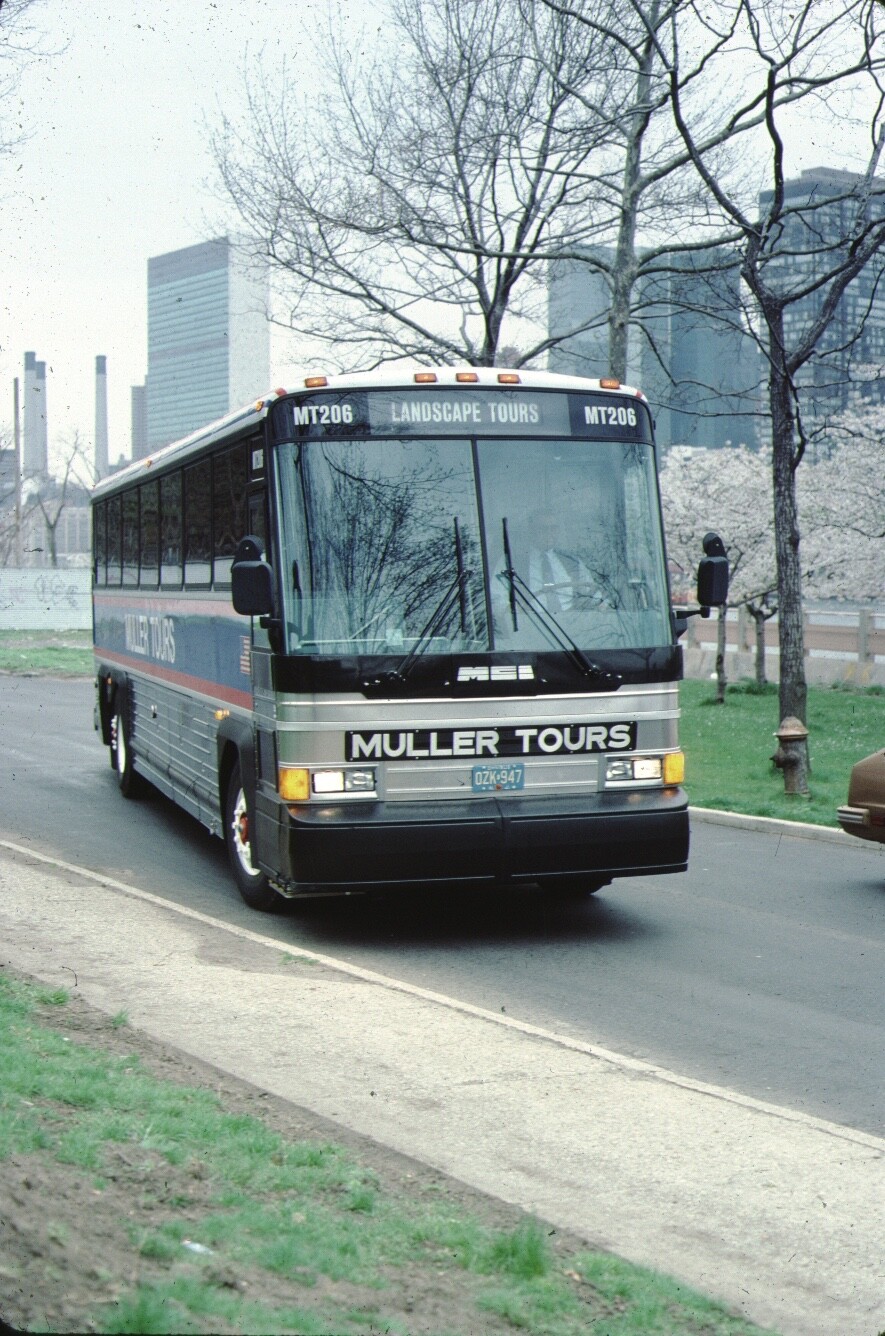 A lot of 5 MCI Bus Kodachrome original Kodak Slides
