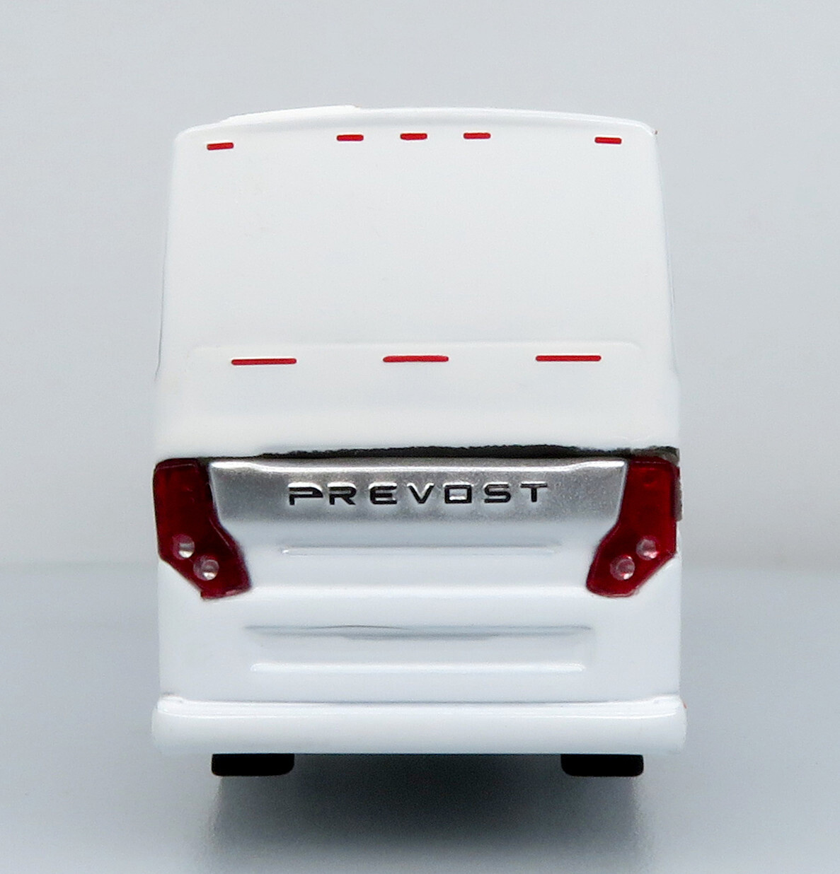 Rare! Prevost H-345 Coach Bus Blank/White 1/87 Scale Iconic Replicas NIB!